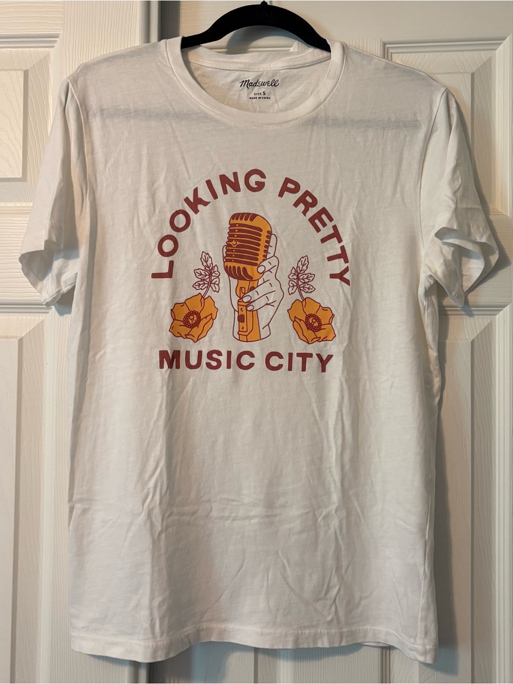 MADEWELL Nashville “Looking Pretty Music City” Graphic Tee S